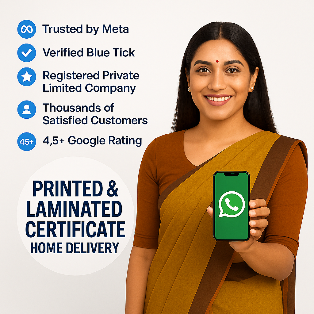 Printed & Laminated Certificate Home Delivery